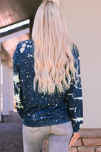 Load image into Gallery viewer, Happy Fall Y'all Bleached Print Long Sleeve Graphic T Shirt
