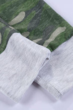 Load image into Gallery viewer, Green Camo Print Knit Sport Pants