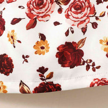 Load image into Gallery viewer, Floral Print Belted Short Dress