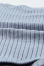 Load image into Gallery viewer, Cropped Tee And Wide Legs Pants Ribbed Knit Lounge Set