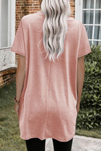 Load image into Gallery viewer, Side Pockets Short Sleeve Tunic Top
