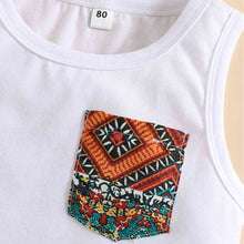 Load image into Gallery viewer, Graphic Tank and Printed Shorts Set