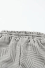 Load image into Gallery viewer, Timeless Textured Crewneck Top and Drawstring Shorts Set
