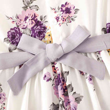 Load image into Gallery viewer, Floral Collared Neck Sleeveless Dress
