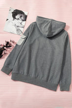 Load image into Gallery viewer, Half Zip Colorblock Pocket Patchwork Long Sleeve Hoodie