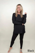 Load image into Gallery viewer, Zenana Brushed Microfiber Long Sleeve Top And Legging Set