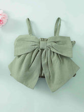 Load image into Gallery viewer, Girls Bow Detail Cami and Floral Flare Pants Set