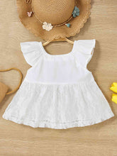 Load image into Gallery viewer, Spliced Lace Round Neck Dress