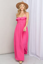 Load image into Gallery viewer, White Birch What In Carnation Full Size Shirred Sleeveless Dress