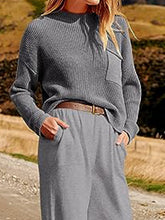 Load image into Gallery viewer, Knit Top and Joggers Set
