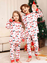Load image into Gallery viewer, Reindeer Print Top and Pants Set