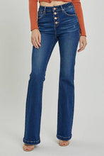 Load image into Gallery viewer, Risen High Rise Button Down Boot Cut Jeans