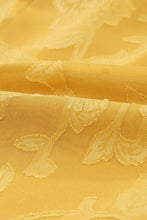 Load image into Gallery viewer, Floral Textured Ruffled Half Sleeve Babydoll Top