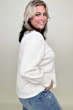 Load image into Gallery viewer, Hayden Long Sleeve Cable Knit Top