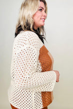 Load image into Gallery viewer, Davi & Dani Color Blocked Knit Top