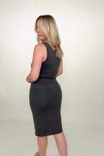 Load image into Gallery viewer, Zenana Cotton Midi Tank Dress