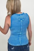 Load image into Gallery viewer, Zenana Ribbed Tank Top with Exposed Seam