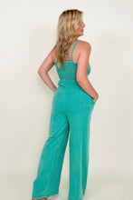 Load image into Gallery viewer, White Birch Cami Jumpsuit with Side Pockets