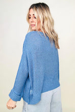 Load image into Gallery viewer, Petal Dew Round Neck Light Knit Sweater