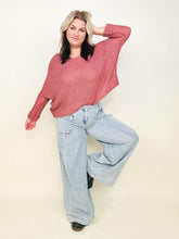 Load image into Gallery viewer, Petal Dew Round Neck Light Knit Sweater