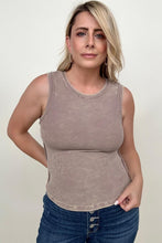 Load image into Gallery viewer, Zenana Ribbed Tank Top with Exposed Seam