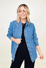 Load image into Gallery viewer, Long Sleeve Denim Shacket