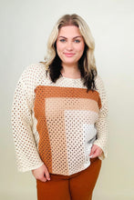 Load image into Gallery viewer, Davi & Dani Color Blocked Knit Top