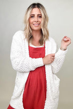 Load image into Gallery viewer, Zenana Long Sleeve Popcorn Sweater Cardigan with Pockets