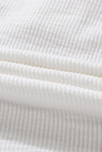 Load image into Gallery viewer, Crewneck Buttons Ribbed Knit Long Sleeve Top
