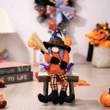 Load image into Gallery viewer, Halloween Ornament Hanging Legs Witch Hat Gnome
