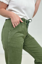 Load image into Gallery viewer, Judy Blue "Jessie" High Waist Olive Green Denim Jogger
