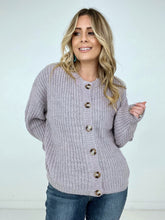 Load image into Gallery viewer, Zenana "Perfectly Poised" Solid Balloon Sleeve Button Front Cardigan
