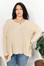 Load image into Gallery viewer, HEYSON Full Size Oversized Super Soft Ribbed Top

