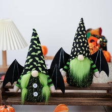 Load image into Gallery viewer, Halloween Decoration Bat Gnome Ornaments
