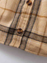 Load image into Gallery viewer, Turtle Neck Long Sleeve Ribbed Top and Plaid Skirt Set
