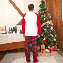 Load image into Gallery viewer, Raglan Sleeve Top and Plaid Pants Set
