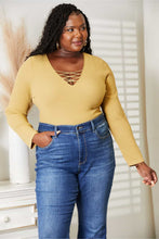 Load image into Gallery viewer, HEYSON All About Details Full Size Ribbed Bodysuit
