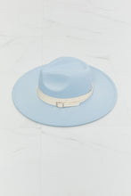 Load image into Gallery viewer, Fame Summer Blues Fedora Hat
