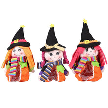 Load image into Gallery viewer, Halloween Decoration Clear Candy Bag Witch Ornaments
