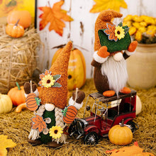 Load image into Gallery viewer, Thanksgiving Harvest Gnome Ornaments Holding An Envelope
