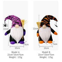 Load image into Gallery viewer, Halloween Decoration Bat Hat Gnome Ornament
