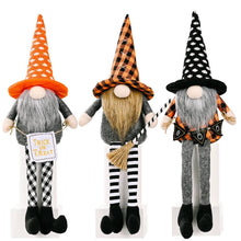 Load image into Gallery viewer, Halloween Decoration Witch Hat Gnome Ornament
