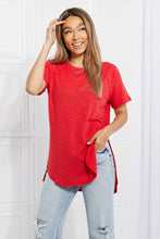 Load image into Gallery viewer, Zenana Full Size Right Away Mélange Mini Waffle Tee
