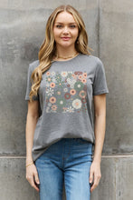 Load image into Gallery viewer, Simply Love Full Size Flower Graphic Cotton Tee
