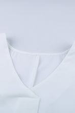 Load image into Gallery viewer, V Neck 3/4 Sleeve High Low Hem Shirt
