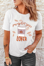 Load image into Gallery viewer, Pumpkin Spice Lover Graphic Tee
