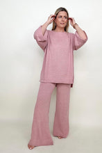 Load image into Gallery viewer, Umgee Wide Sleeve Knit Sweater With Side Slits
