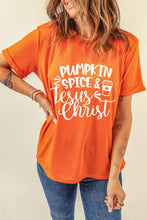 Load image into Gallery viewer, PUMPKIN SPICE &amp; Jesus Christ Graphic T-Shirt
