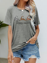 Load image into Gallery viewer, HOPPY EASTER Bunny Graphic Tee Shirt
