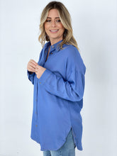 Load image into Gallery viewer, Easel "Twisted Tunic" Solid Button Down Tunic Shirt
